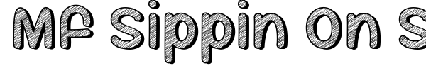 Mf Sippin On Sunshine font preview